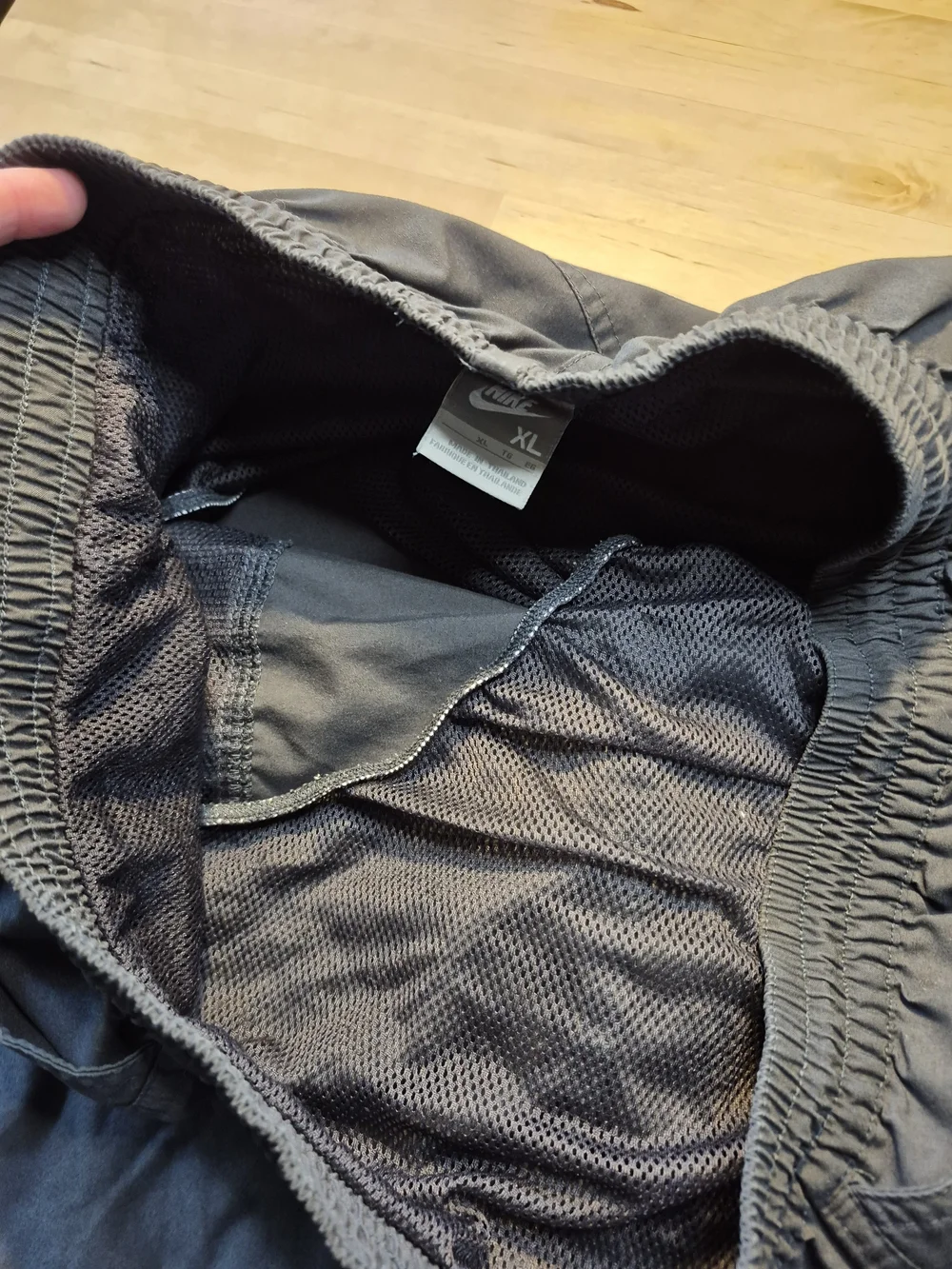 Nike Men's Charcoal Gray Cargo Hybrid Shorts